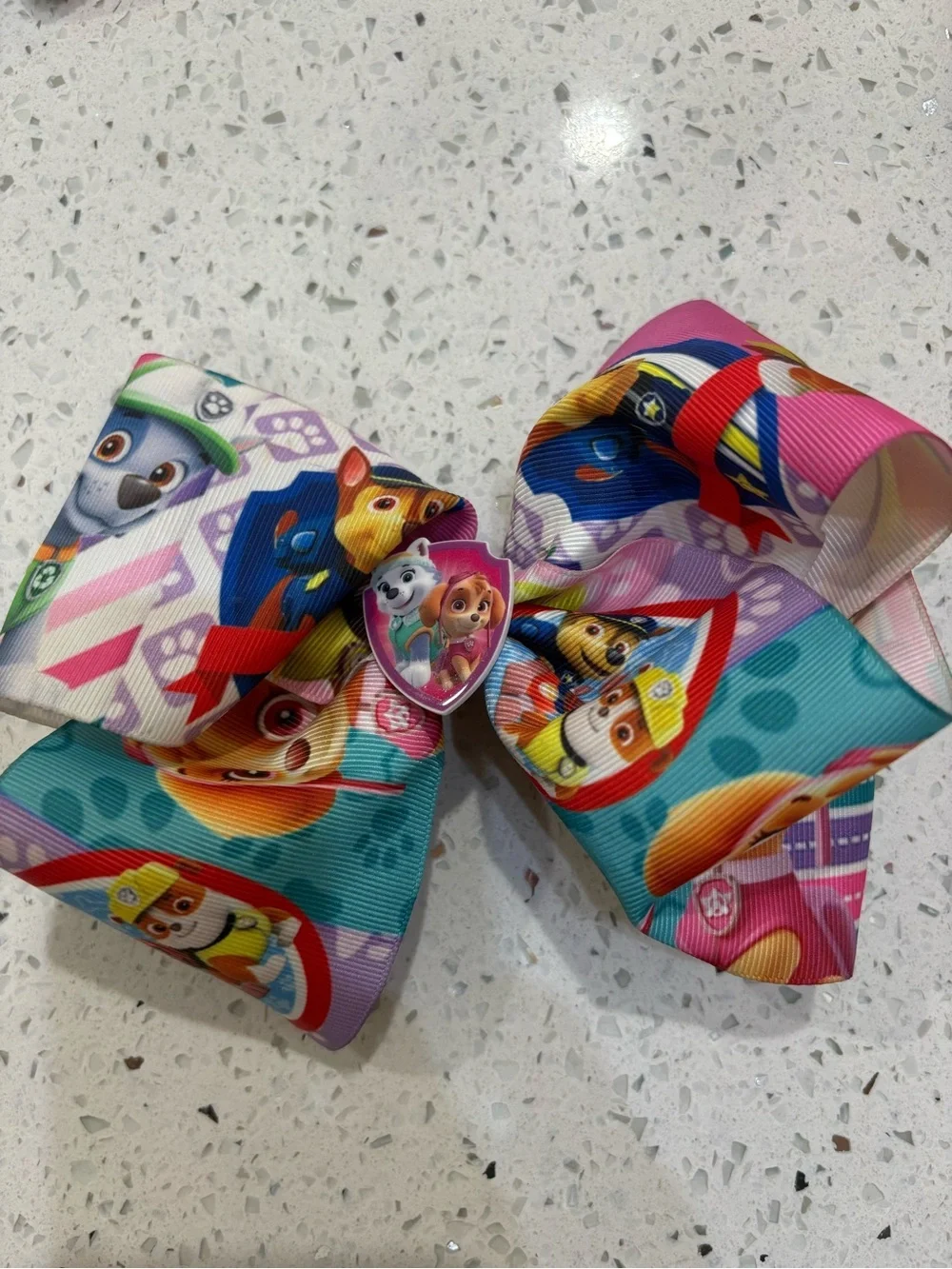 Disney Princess & Trolls Kids Hair Bow Set - Blue, Teal, Pink